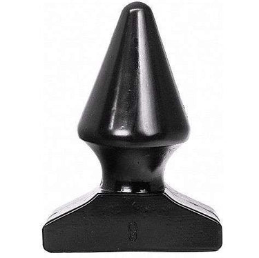 Plug Anale All Black Cono Impermeabile per Piacere e Stretching